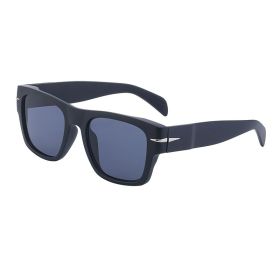 Retro Sunglasses Men's Wholesale Amazon Explosive Fashion Trend Square Sunglasses UV Protection (Color: C2 sand black full gray)