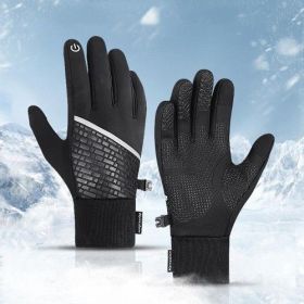 Winter Touch Screen Windproof Gloves (size: XL)